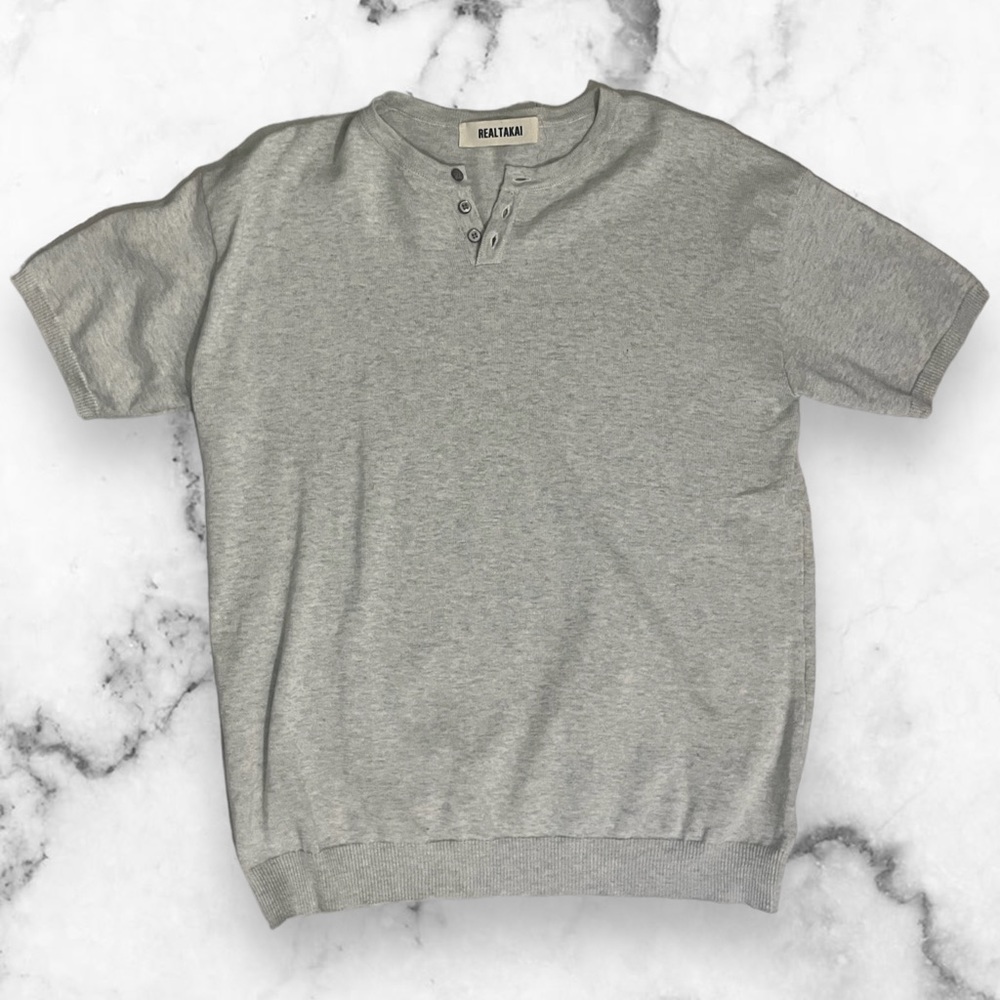 Half button polo t-shirt